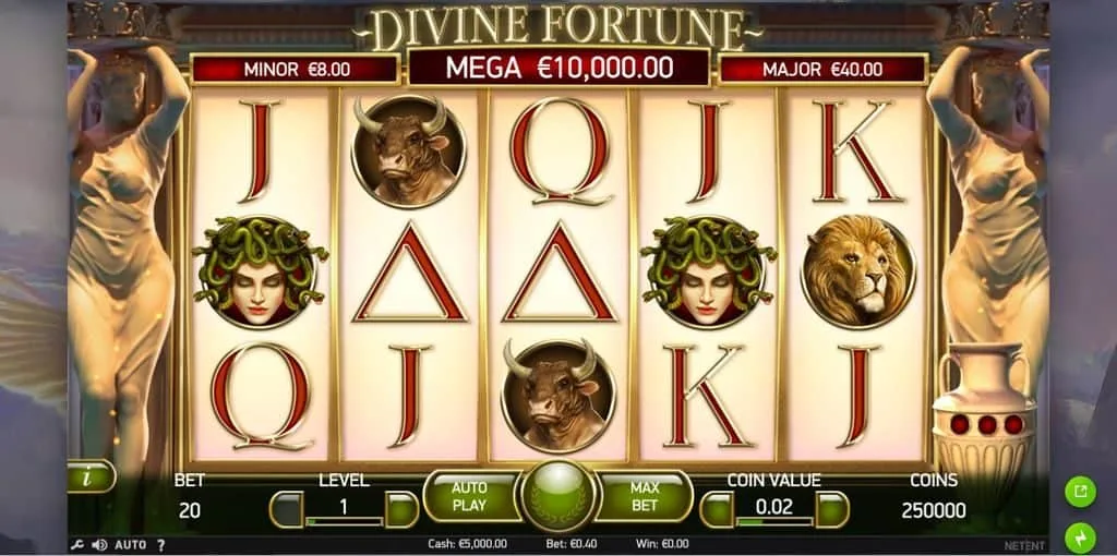 Divine Fortune automat zdarma