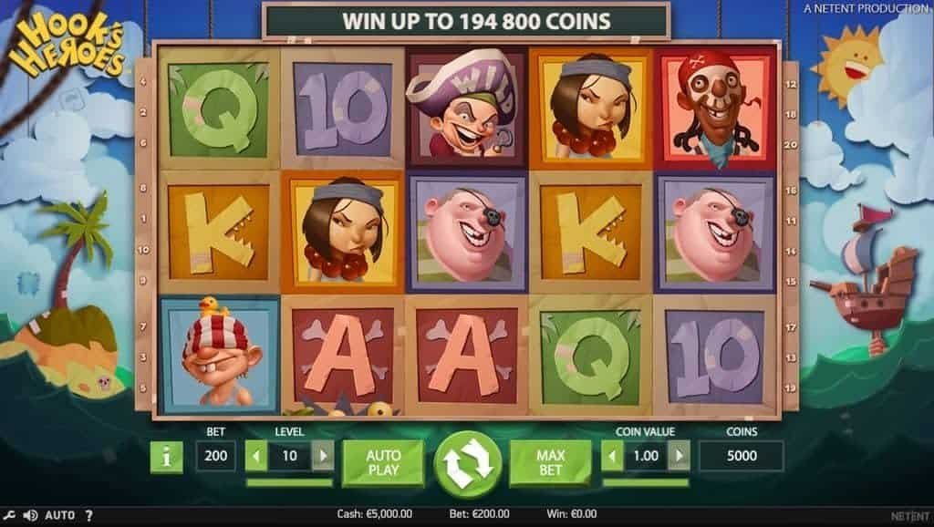 Hooks Heroes automat zdarma