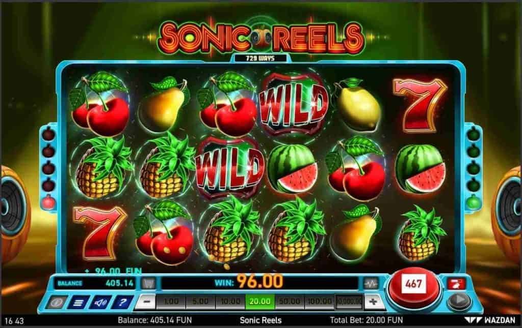 Sonic Reels automat zdarma