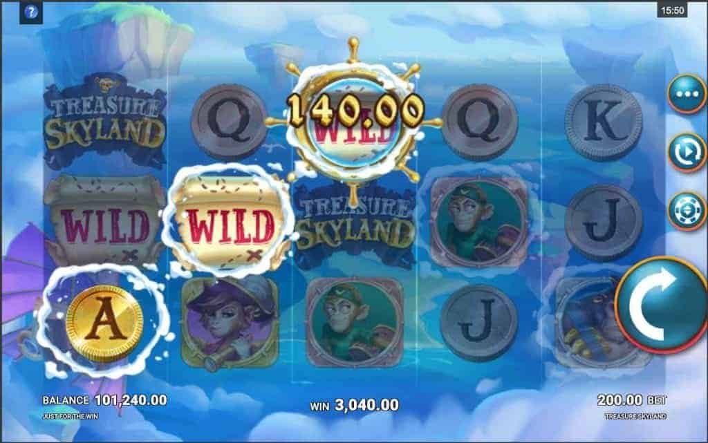 Treasure Skyland automat zdarma