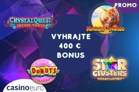 400 € bonus v CasinoEuro