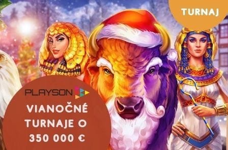 Vianočné turnaje s Playson hrami