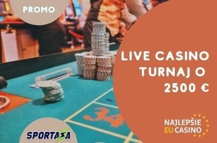 Live casino turnaj v Sportaza