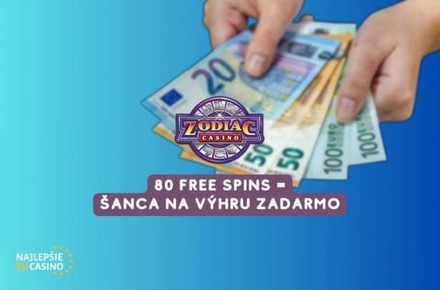 Zodiac Casino 80 free spins