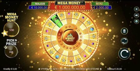 Casino Rewards Mega Money Wheel hra