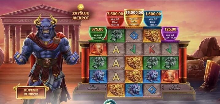 automat Ancient Fortunes Minotaur Rising slot