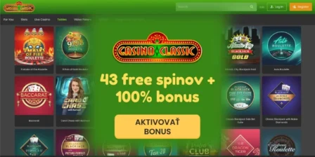 Classic Casino bonus