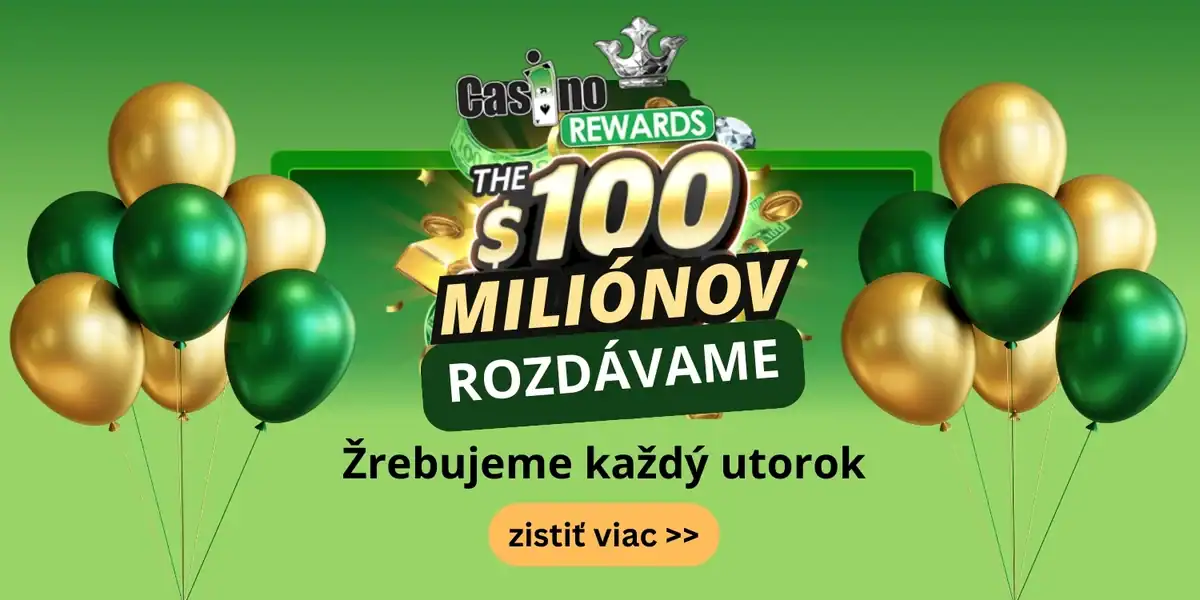 Casino Rewards 25 Years - 100 million giveaway - mobile