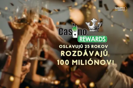 Casino rewards 25 rokov